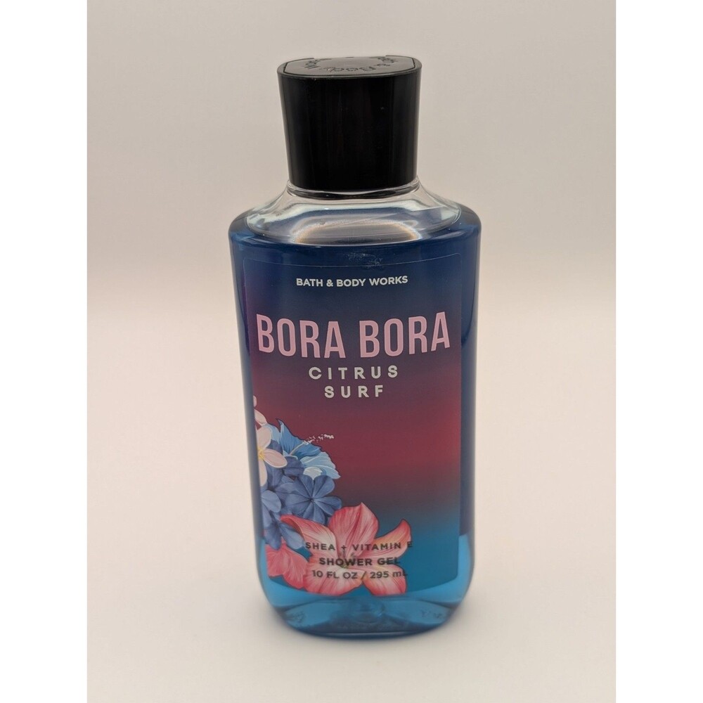 Bath & Body Works BORA BORA CITRUS SURF Shower Gel Body Wash Shea  10 oz NEW